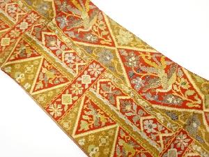 花鳥更紗模様織り出し名古屋帯